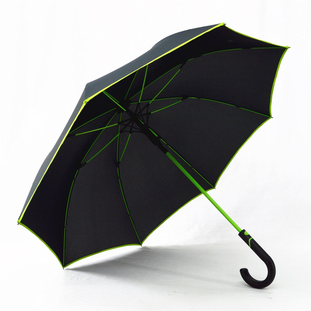 KS-351 stick auto open Umbrella with color trimming