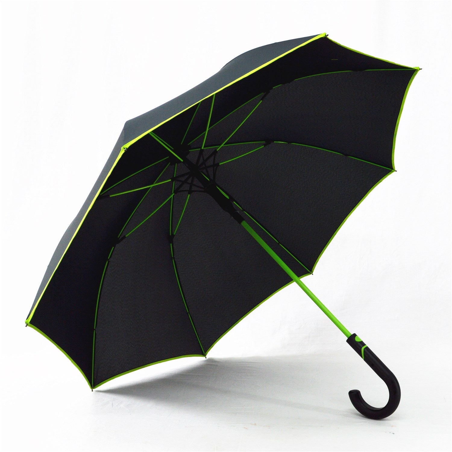 KS-351 stick auto open Umbrella with color trimming
