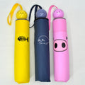 KF-3371 Folding aluminum umbrella with cartoon handle