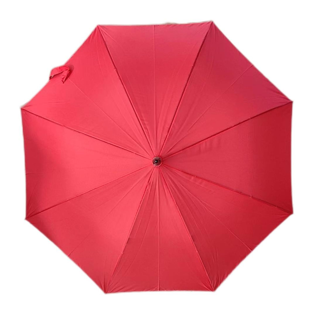 KS-3644 Stick Auto Open Umbrella with Imitation Leather Handle