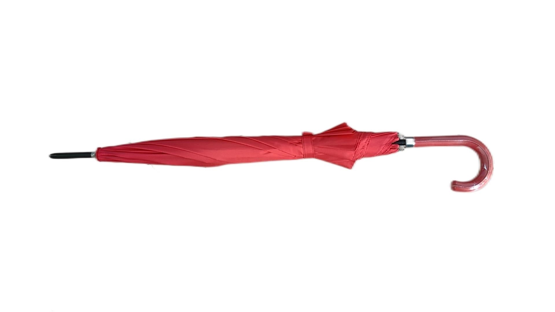 KS-3644 Stick Auto Open Umbrella with Imitation Leather Handle