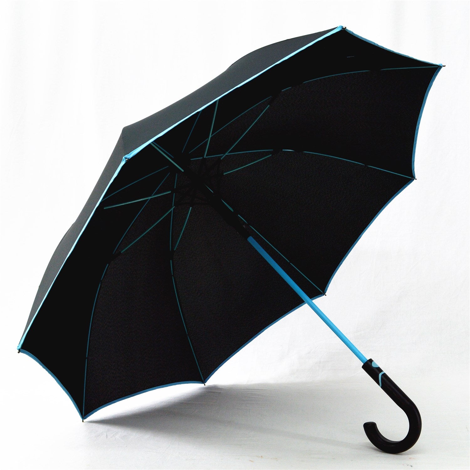 KS-351 stick auto open Umbrella with color trimming