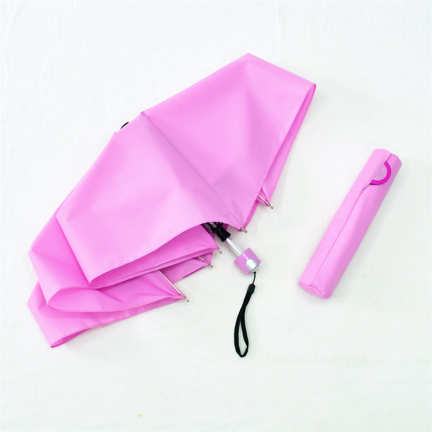 KF-3365B Lightweight Slim Mini Folding Umbrella with fancy pouch