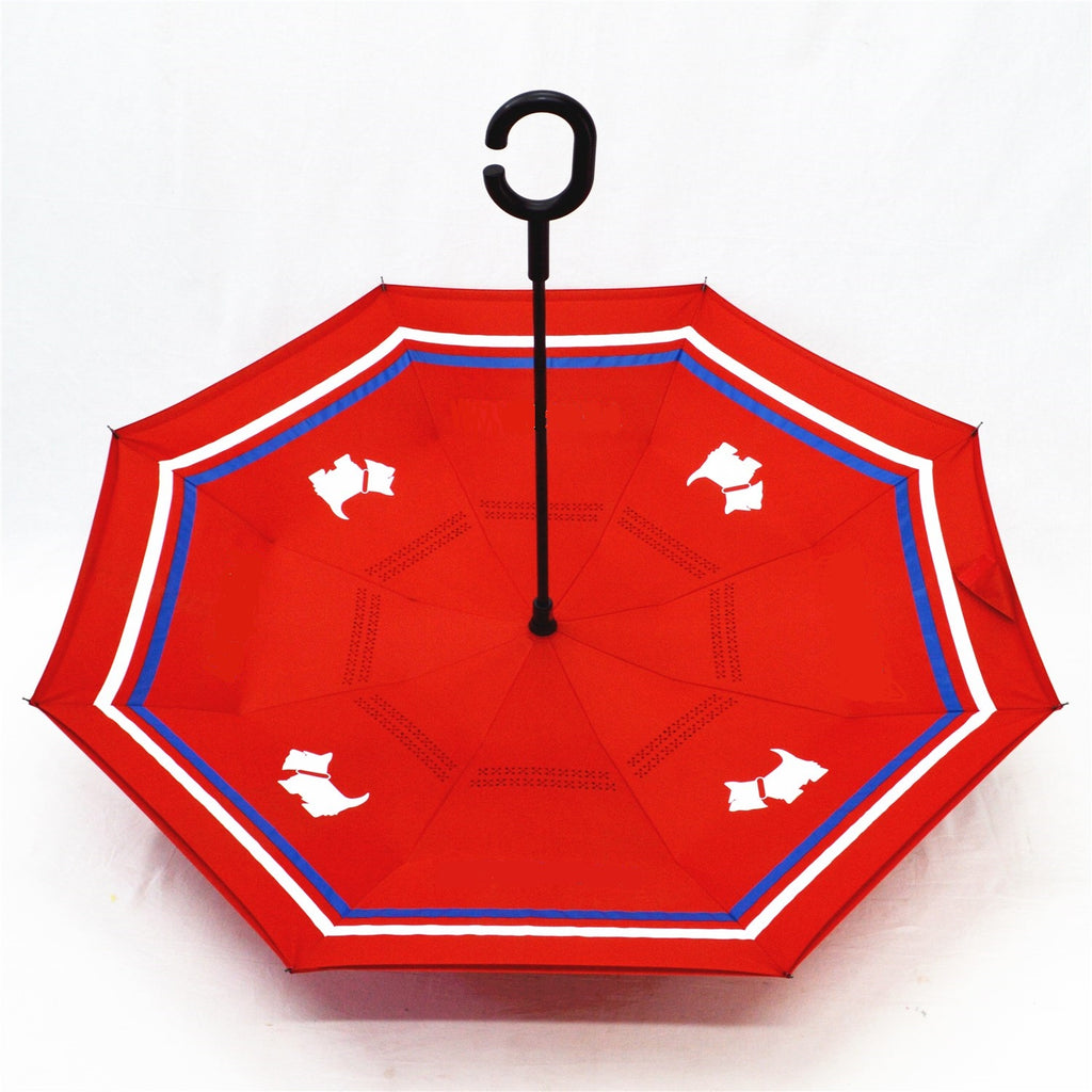 KS-3805 Reverse double layers Stick Umbrella