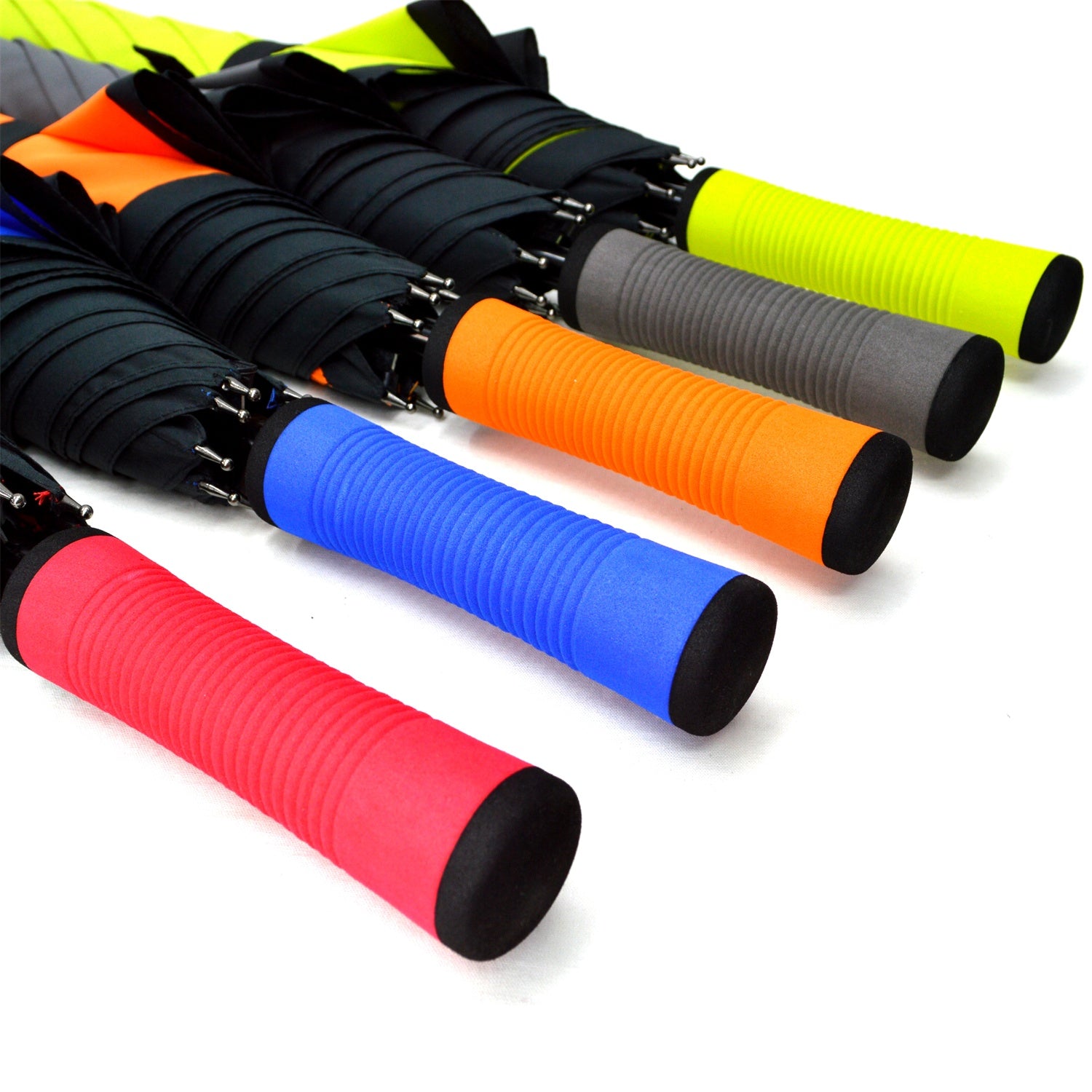 KS-353 Stick Auto Open Umbrella with Color Border