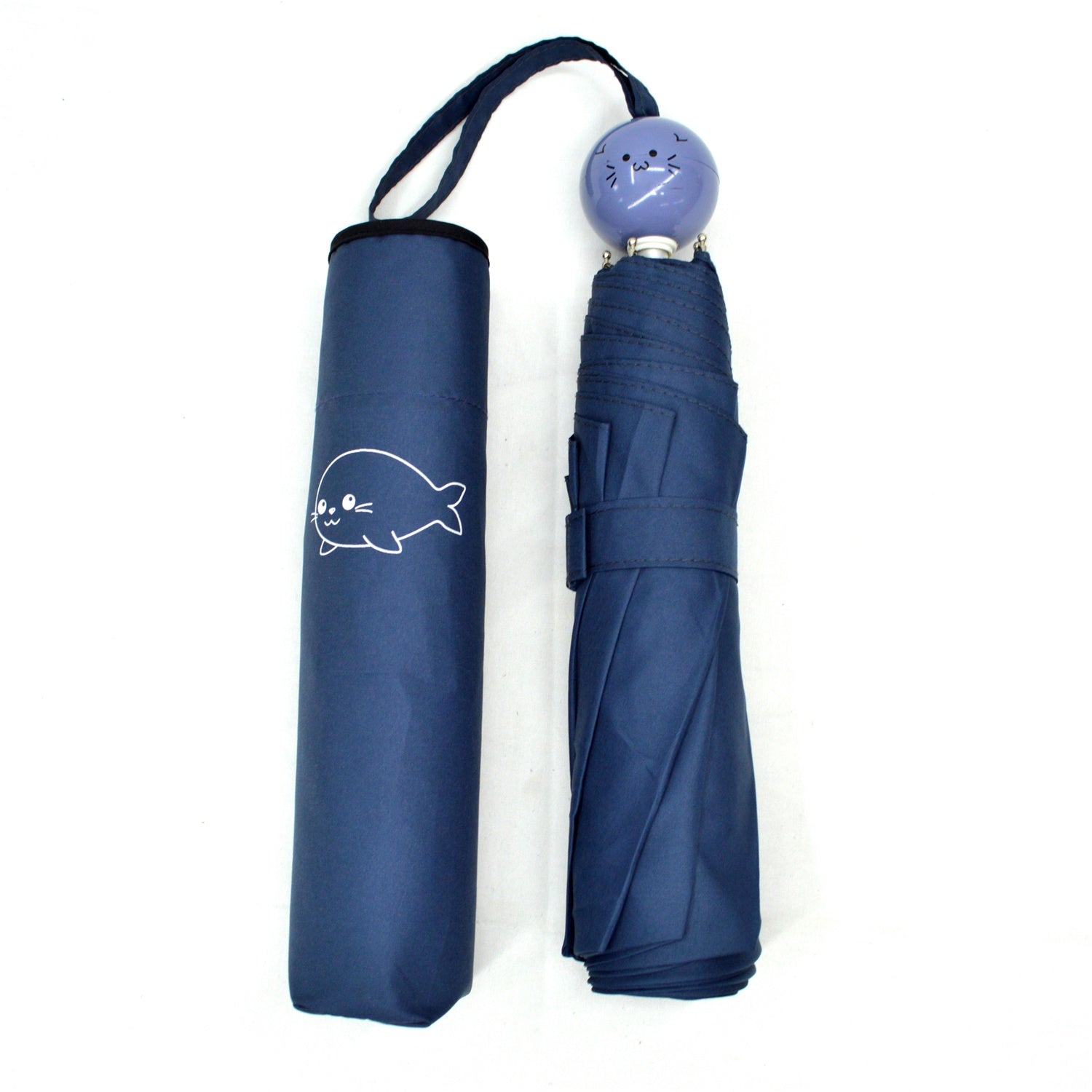 KF-3371 Folding aluminum umbrella with cartoon handle