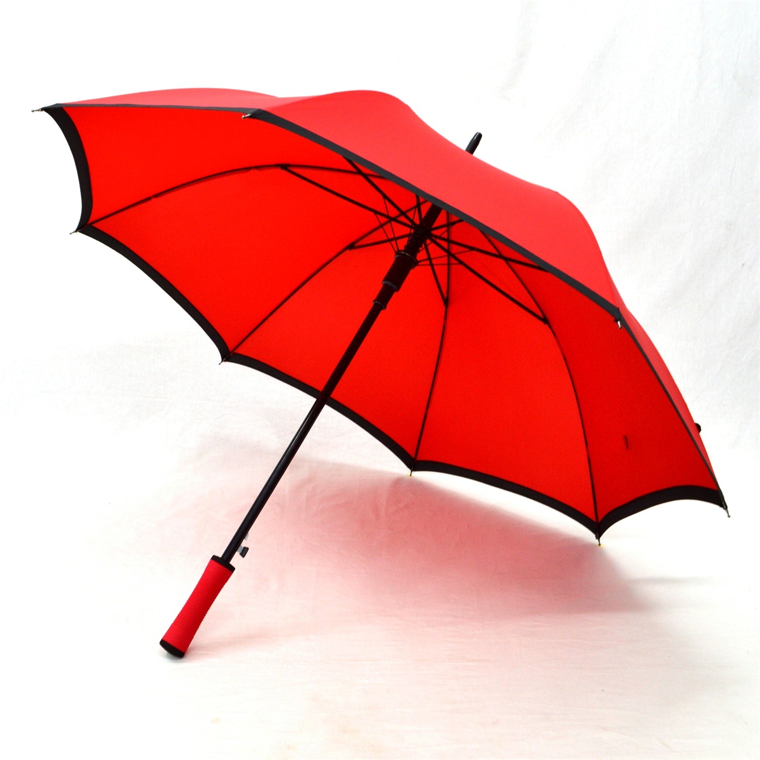 KS-353 Stick Auto Open Umbrella with Color Border