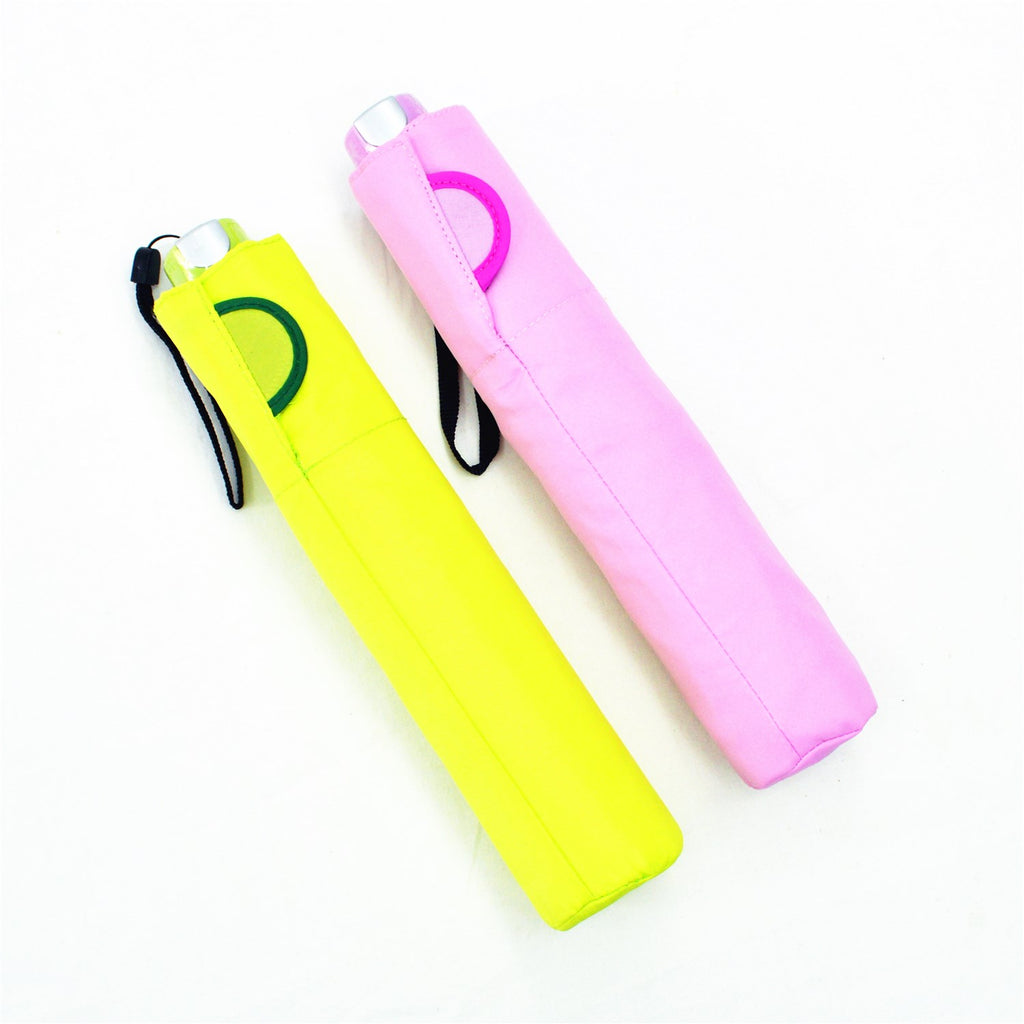 KF-3365B Lightweight Slim Mini Folding Umbrella with fancy pouch