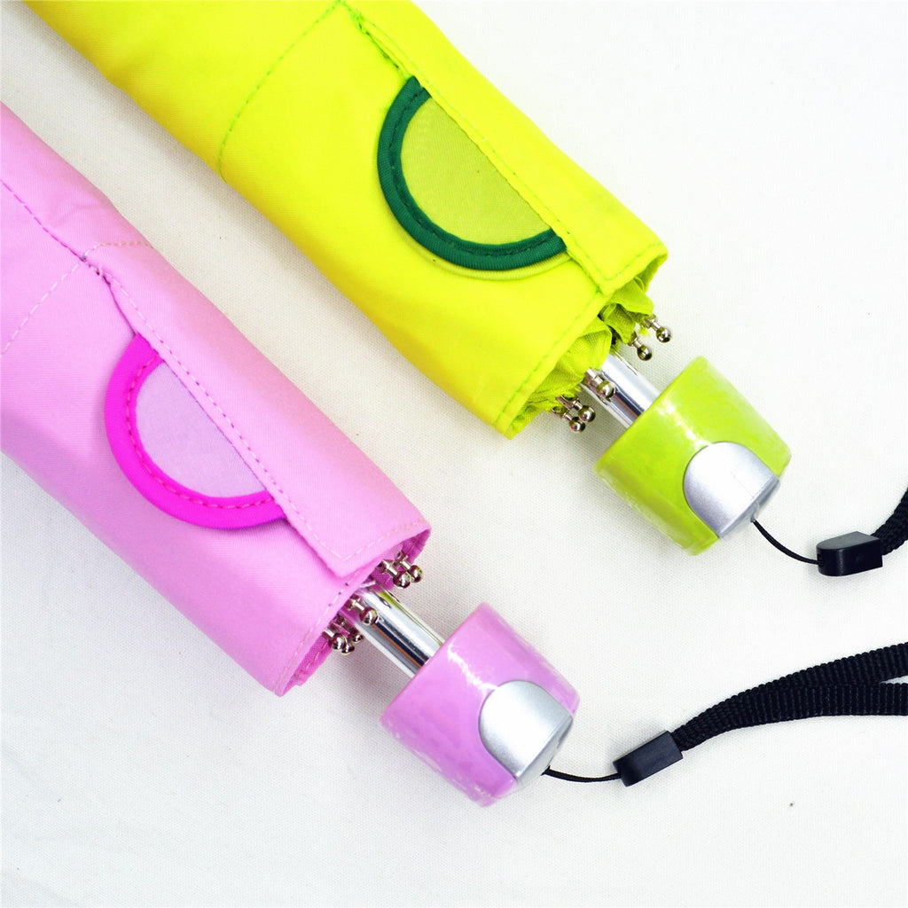 KF-3365B Lightweight Slim Mini Folding Umbrella with fancy pouch