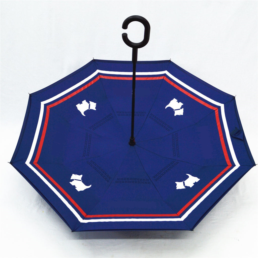 KS-3805 Reverse double layers Stick Umbrella